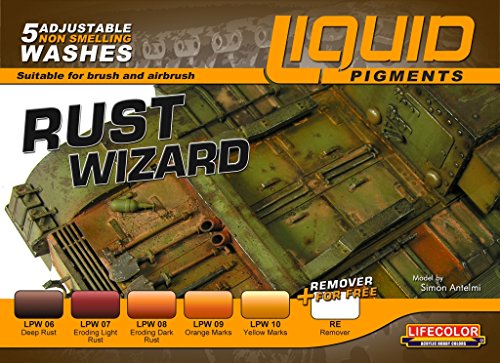 LifecolorLiquid Pigments 6-Set LP02 RUST WIZARD