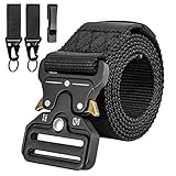 【Militär Nylon Gürtel】Der Gürtel ist hergestellt aus 1000D Schwerlast Nylon. Er ist verschleißfest und er hat gute Reißfestigkeit. Weich und bequem für den täglichen Gebrauch.