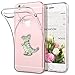 Produktbild VemMore für iPhone 6 Hülle iPhone 6S Hülle Handyhülle Silikon Transparent Clear Schutzhülle Flexible Soft TPU Gel Case mit Muster Backcover Schutz Kratzfeste Protective Bumper Ultra Dünn Slim Durchsichtig Cover Handytasche - Drachen