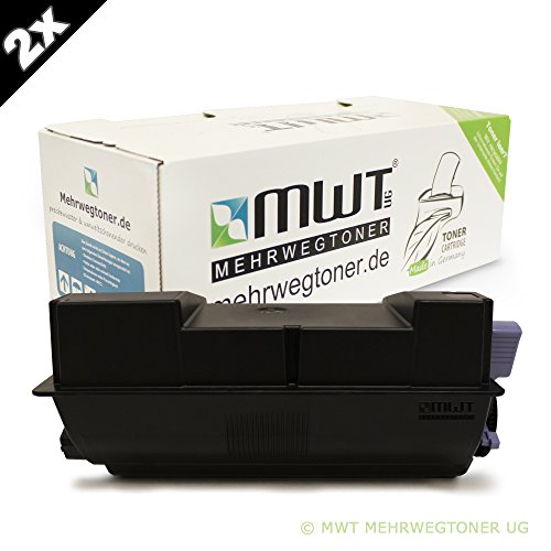 2x MWT Toner für Kyocera FS 4200 4300 DN ersetzt 1T02LV0NL0 TK-3130 Black Schwarz