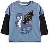 ESPRIT Baby-Boys 105EEBK008 Dragon T-Shirt