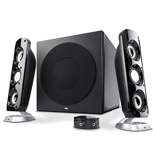 Cyber Acoustics CA-3908 3 Piece Flat Panel Design Subwoofer and Satellite Speaker System (CA-3908) RS.14425.06 (66.00% Off) - Amazon