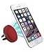 Produktbild Cosanter Handyhalterung Auto Magnet Lüftung Kfz Halterung Universal für iPhone 6, 6 plus, 5, 5s, 4, Galaxy S5, S4, S3, Note 4, 3, 2,HTC One/8X/8S, LG Optimus/Nexus 4 (Rot)