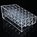 LUCKYFINE 24 Quadrates Acrylic Clear Cosmetic Container Makeup Storage Organizer