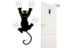 Adesivo murale gatto - Adesivo da graffio per gatti per auto,Autoadesivo della decalcomania del distintivo dell'emblema posteriore dell'automobile impermeabile per la casa, la parete della Hazara