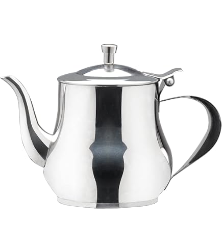 Ibili - Théière Arabe Yadida 1 Litre En Acier Inoxydable - Design Traditionnel Marocain