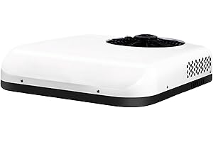 ZANEFOO Climatiseur Portable 12V pour Camping-Car et Caravane - Système de Refroidissement Électrique Écoénergétique, Installation Facile, Faible Bruit - Clim Mobile pour Véhicules Récréatifs(Dual-mode HVAC,1