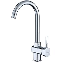 Auralum 360° drehbar Wasserhahn Küche Einhebelmischer Spültisch Armatur Küchenarmatur Spültischarmatur Spülbecken…