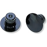 HIGHSIDER Motorrad Abdeckkappen für M10 Spiegelgewinde, schwarz (2er-Pack)