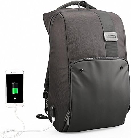 Business Laptop Backpack,Large Capacity Travel Backpack with USB Charging Port for College Student,Fits Under 17-Inch Laptop Notebook