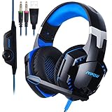 Mpow PS4 Gaming Headset, Wired Over-Ear Kopfhörer PC Gaming...