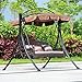 Produktbild FEFEFEF Hängematte Garten Balkon Doppel Hängesessel Innen Freizeit Schaukelstuhl Schmiedeeisen Schaukel Hängematte Hängesessel hängenden Korb,2