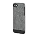 Produktbild Incase Textured Snap Case Schutzhülle für Apple iPhone 8 / 7 - schwarz/grau [Stoff-Oberfläche I Fashion-Design I Stoßdämpfender Bumper I Qi kompatibel] - INPH170241-HBK