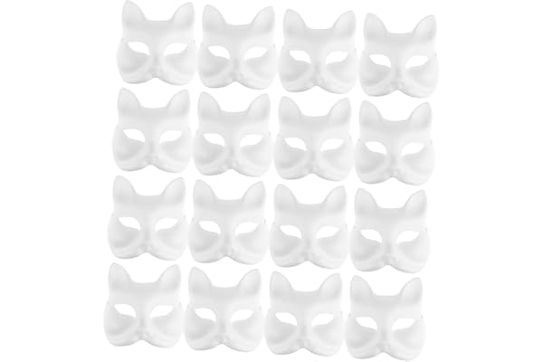 LIFKICH Halloween-masker 16 St Pysselämnen Maskeradtillbehör För Kvinnor