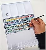 Van Gogh espacebeauxarts Estuche Pocket Box 48 Acuarela Van Gogh - El National Gallery - Metal Caja de48 Acuarelas con Pincel