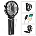 Produktbild USB-Ventilator-Handheld mit Power Bank (3 in 1) Schreibtisch-Batterie betrieben Fan faltbare nachladbare 5 Geschwindigkeit 5200mAh Tragbares DeskFan