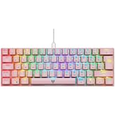 Blueforce Majesty 62 Key Rgb Mini Gaming Player Mechanical Keyboard Red Switch Pink