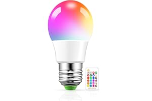 ONEVER 15W RGBW Cambiare Colore del LED E27 Atmosfera di Illuminazione a LED in modalit¡§ Fade Lampada Flash Strobe Bar KTV luci Decorative RGB + Warm White