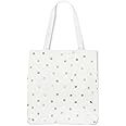 Kate Spade New York Canvas Book Tote, Large Shoulder Bag, Cute Tote for Beach or School