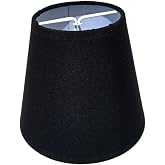 Mini Boy Maşalı Avize Abajur Başlığı Mum ampul &uuml;st&uuml;ne takılır 14cm (Siyah)