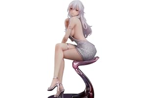 Ciyoulio Figura anime sedentaria Serinas Kawaii anime figure da collezione, figura anime ragazza desktop manga statua regalo decorazione scultura