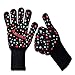 Produktbild Anti Hitze Ofenhandschuhe Lange Silikon Mikrowellenhandschuhe, Hitzebeständig Bis 932 ° F. Universal-Perfect-BBQ-Handschuhe Für Die Grillküche. Küchenherde, 1 Paar