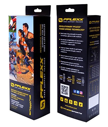 PFLEXX Herren Compression Knee Support Interchangeable Single Bandage - 2