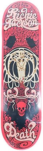 Death Skateboards Richie Jackson Collector Skateboard Deck Multi 8.5" Free Griptape