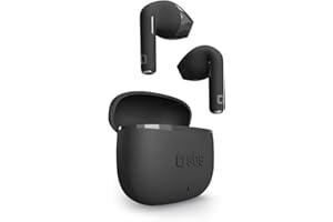 SBS Go Pods TWS - Cuffie Auricolari Semi In-Ear True Wireless Stereo, Custodia di Ricarica, Microfono Integrato, Controlli Touch, per Smartphone, Tablet, Laptop, 12 Ore Riproduzione, Nero