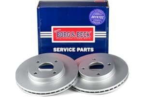 Borg & Beck BBD4120 Brake Disc Pair (Front): Ford Fiesta, Focus, Fusion 98-05