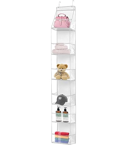 Organisateur Suspendu Transparent Pour Sacs à Main - Poches Multiples Pour Chaussures, Vêtements, Accessoires