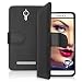 Produktbild Tasche / Bookstyle Case für Coolpad Porto S (E570, 5.0'') | Schwarz | Kunstleder | Seitlich aufklappbar