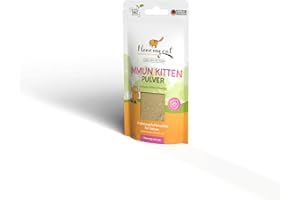 I LOVE MY CAT NATURAL CAT FOOD I Love My Cat Kitten Integratore Ingredienti naturali per difese immunitarie forti Sviluppato con polvere immunitaria veterinaria - 35 g