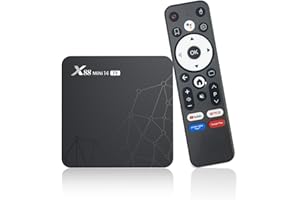 SIDIWEN Android TV Box 14,2GB RAM 16GB ROM TV Box 4K HDR10 RK3518 Quad-Core,100M Ethernet WiFi 6/Bluetooth 5.2, Control por Voz en Español Box TV Android