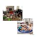 Hivel Portable Toy Storage Bag Easy Tidy Play/Storage Kids Play Mat Toys Organizer Ideal for Lego Duplo and Other Children's Toys for Faster Cleanup Large Size Diameter 150cm - Green