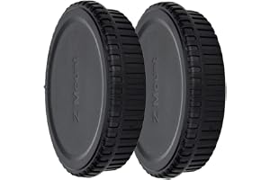 (2 Pack) JJC Kroppslock + Bakre Linsskydd set för Nik. Z-montering Spegelfri Digitalkamera & Z-monteringslins System