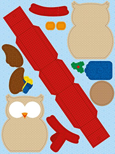 Ursus 28100099 – Geschenkboxen Set Eule, 8 Boxen sortiert in 2 Motiven, bunt - 5