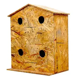 Amijivdaya Large Wooden Bird House Water Resistance