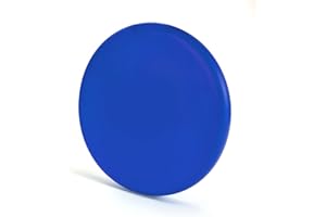 EQLEF Disque Volant, Mousse PU Douce Volant Disque Jouet de Plage Jouet de Parc Sportif en Plein Air pour la Famille de L'École de Maternelle (Bleu)