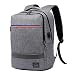 Produktbild TuGuan Laptop Rucksack, Business Travel Durable Daypack mit USB Ladeanschluss, wasserdicht College School Computer Tasche Frauen & Männer passt 15,6 Zoll Laptop Notebook - Grau …
