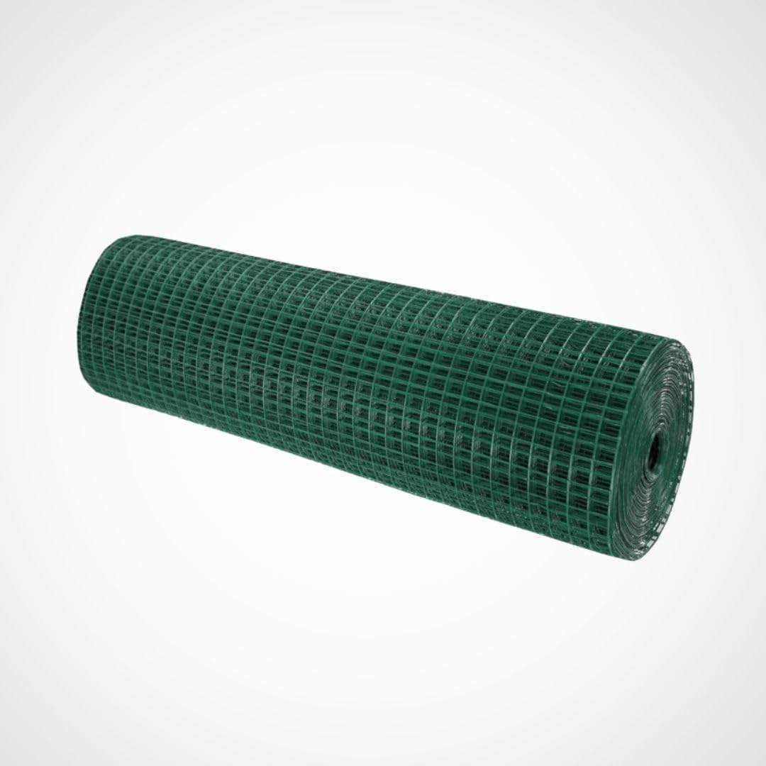 Rollo de Malla Metálica Electrosoldada Plastificada (13X13-1X5M)