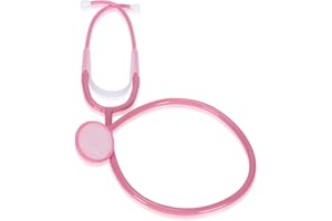 Erismithh Kids Stethoscope Simulation Toys Stethoscope Nurse for Children's Role Play Medical Doctor Costume Accessories Pink