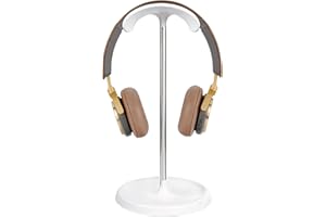 Pizsieat Soporte Auriculares,Soporte Cascos Gaming [Base Pesada y Altura más Alta] Headphone Stand Compatible con AirPods MAX, Beats, Bose, B&O, Sony, Sennheiser, etc