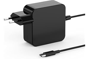 VUOHOEG USB C Ladegerät 65W Laptop Ladekabel Kompatibel für Huawei MateBook, Lenovo Thinkpad, MacBook Pro/Air, Spectre, ASUS Chromebook, Acer, Dell, Google, Samsung, Xiaomi Typ C Netzteil Adapter