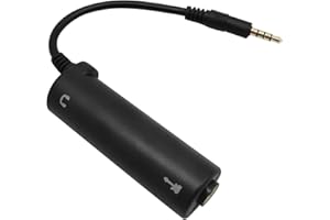 YMHAPP Black Guitar Effects Interface Guitar Effects Interface Converter Link - Multimedia Guitar Playing Anytime, Anywhere Audio Interfaces