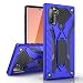 Produktbild MILAN NICE Samsung Galaxy Note 10 Handyhülle Stoßfeste Kratzfeste Schutzhülle TPU+PC Silikonhülle mit Ständer Bumper Case Cover Mittlere Dicke Ritter Serie Hülle (Blau)