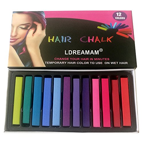 Haar-Kreide,ungiftige,waschbare,temporäre Haarfarbe,Pastel Haar Kreide Set Farben ungiftig temporäre Soft Pastel Haar Kreide Haar Farbe Dye Kreide Bausatz Haarfärbemittel Farbe Weiche Pastelle - 4