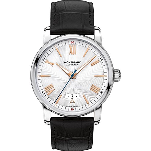 Montblanc 4810 Herren-Armbanduhr 42mm Armband Aligatorleder Schwarz Gehuse Edelstahl Automatik 114841