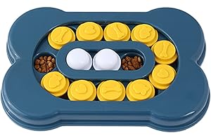 YAGE Pet Dog Food Puzzle Toy,Puppy Treat Dispenser Feeder,Dog Feeding Bowl Used for IQ Training and Spiritual Enrichment,Dog Brain Interactive Games Feeder with Non-Slip