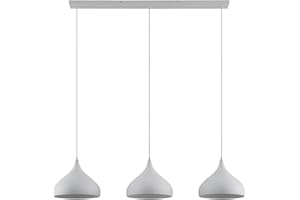 Lindby 3 -punktowa 'Elamira ', styl nowoczesny, m. in. do salonu, jadalni, kolor biały, opal, metal, żarówka E27